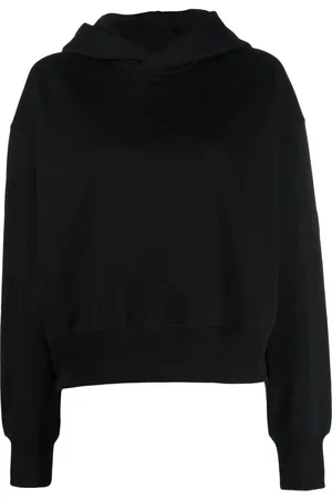 Y-3 Logo-patch long-sleeve hoodie