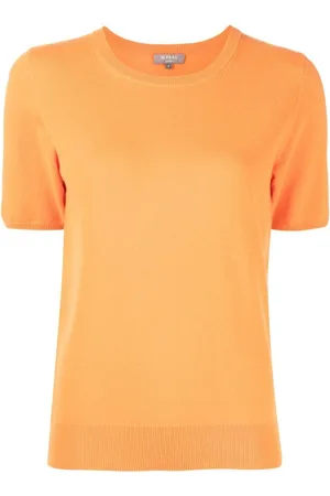 N.PEAL Short-sleeved cashmere top