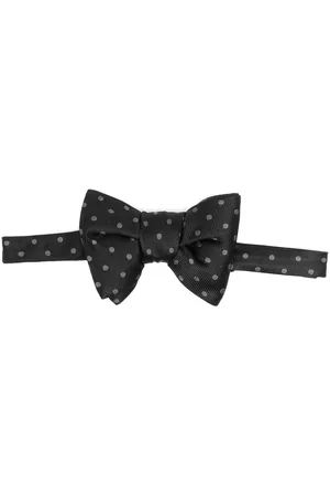 Tom Ford Men Bow Ties - Polka-dot silk bow tie