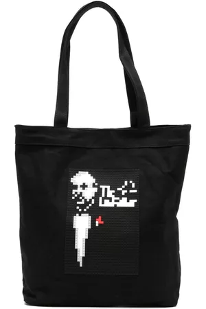 MOSTLY HEARD RARELY SEEN Women Handbags - Mobster cotton tote bag