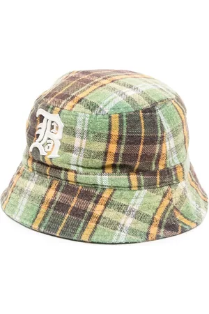 R13 Women Hats - Check-print bucket hat