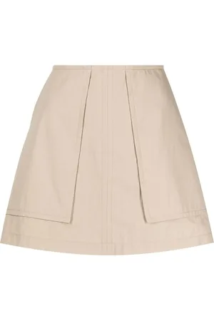 pushBUTTON Two-pocket A-Line skirt