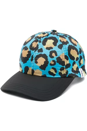 MACKINTOSH Caps - Tipping leopard print baseball cap