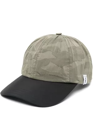 MACKINTOSH Caps - Colour-block camouflage baseball cap