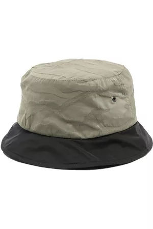 MACKINTOSH Hats - Colour-block camouflage bucket hat