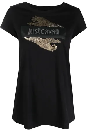 Roberto Cavalli Logo-print cotton T-shirt