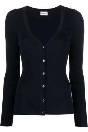 P.A.R.O.S.H. Ribbed-knit V-neck cardigan