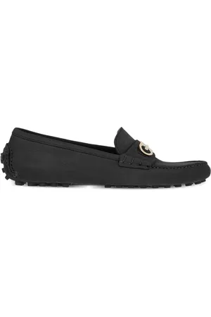 Salvatore Ferragamo Double Gancini suede loafers