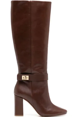 Paule Ka Twist-lock 90mm leather boots
