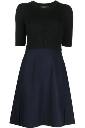 Paule Ka Laine panelled skater dress