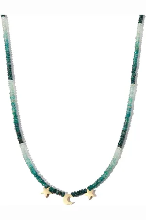 Roxanne First Charm-detail gradient stone necklace