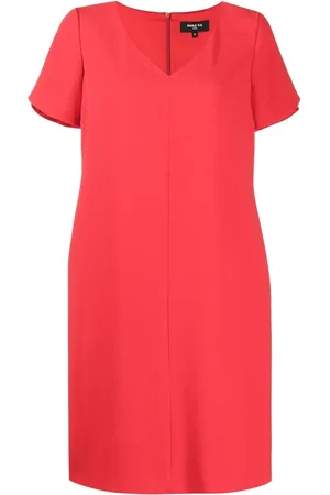 Paule Ka Envers crepe mini shift dress