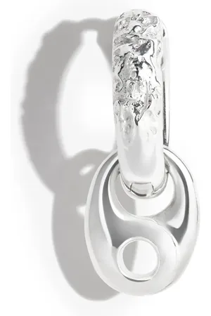 Maria Black Sienna huggie hoop charm earring