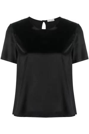LARDINI Women Short Sleeve - Satin blend T-shirt