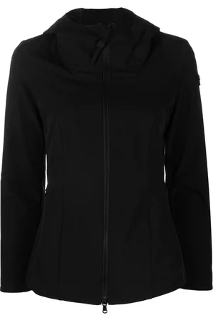 Peuterey Women Rainwear - Logo-patch hooded jacket
