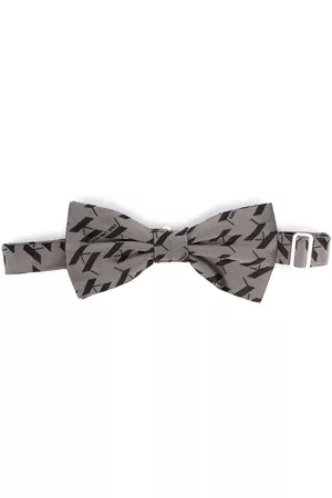 Karl Lagerfeld Men Bow Ties - KL Monogram jacquard bow tie