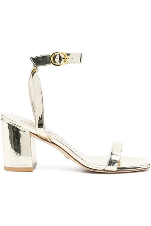 Stuart Weitzman Barelynude Wrap 100mm sandals