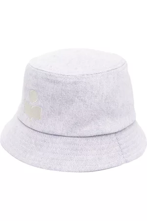 Isabel Marant Men Hats - Logo-embroidered bucket hat