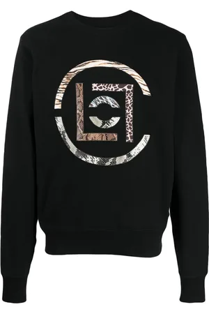 CLOT Animal-print logo-patch sweatshirt
