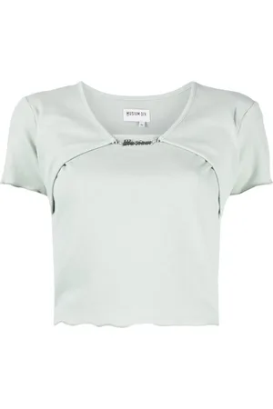Musium Div. Logo-plaque layered T-shirt