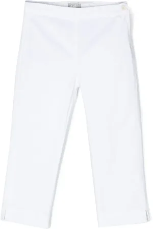 Il gufo Side button-fastening detail trousers