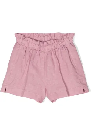 Il gufo Flared elasticated-waistband shorts