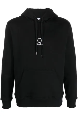 Etudes Embroidered-logo detail hoodie