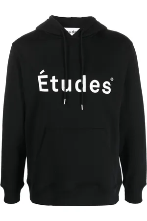 Etudes Logo-print detail hoodie