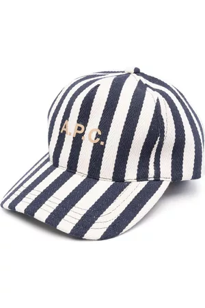 A.P.C. Men Caps - Striped baseball cap