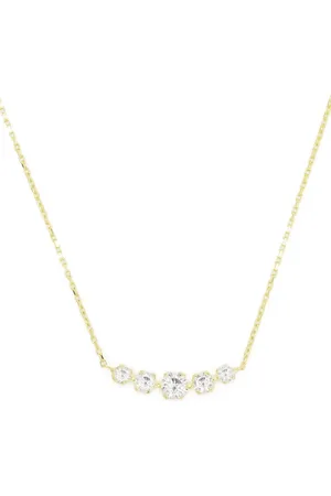 Dinny Hall 14kt yellow Elyhara diamond scoop necklace