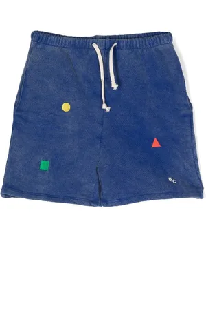 Bobo Choses Embroidered-logo drawstring-waist shorts