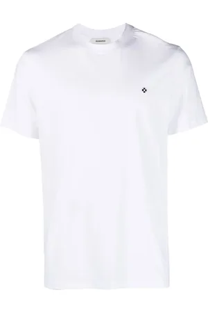 Sandro Cross-embroidered short-sleeve T-shirt