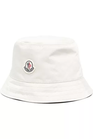 Moncler Women Hats - Logo patch bucket hat