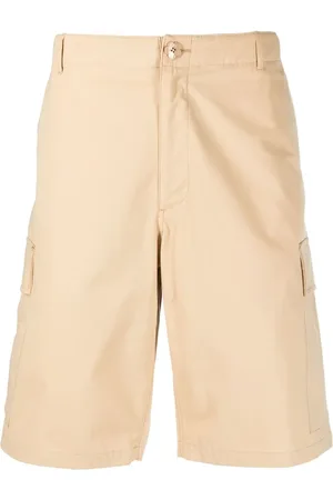 Kenzo Logo-patch cotton cargo shorts