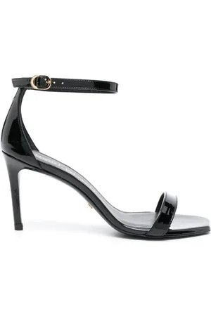Stuart Weitzman NuNakedCurve 85mm leather sandals