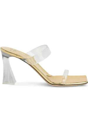Giuseppe Zanotti Flaminia plexi 85mm mules