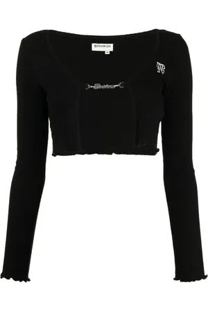 Musium Div. Logo-lettering cardigan