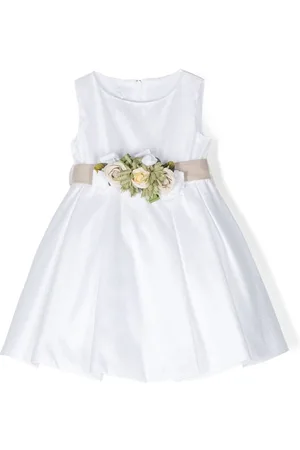 COLORICHIARI Flower-applique detail dress