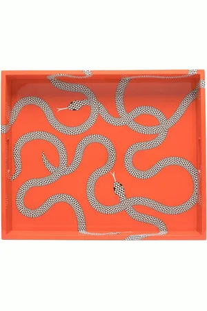 Jonathan Adler Eden snake-print tray