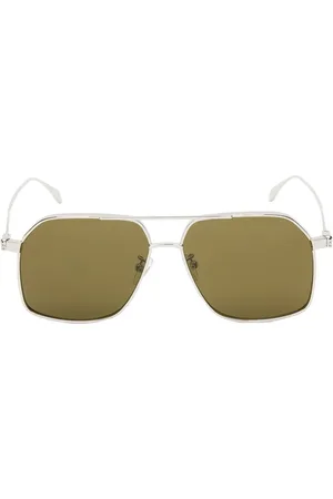 Alexander McQueen Hexagonal-frame sunglasses