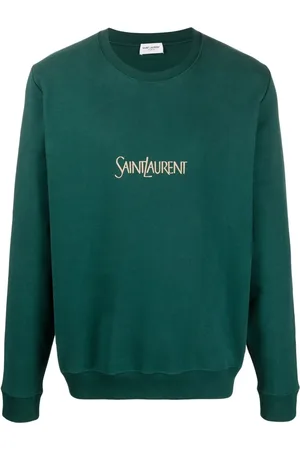 Saint Laurent Logo-print cotton sweatshirt