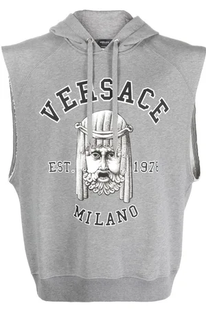 VERSACE Hooded tank top