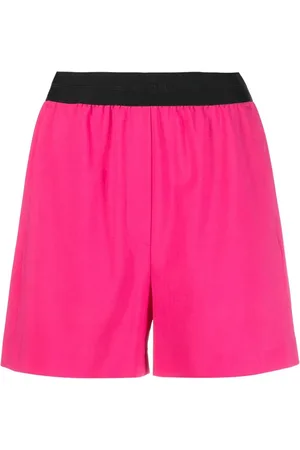 Msgm Logo-waistband shorts