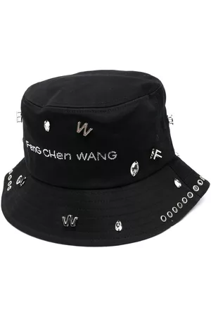 Feng Chen Wang Hats - Gem-logo bucket hat