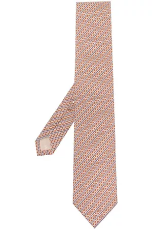 Salvatore Ferragamo Men Bow Ties - Patterned silk tie