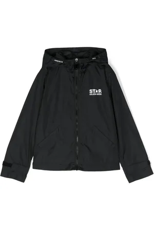 Golden Goose Logo-print zip-up hooded jacket