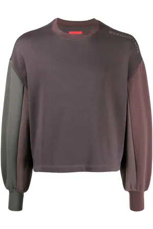 ECKHAUS LATTA Panelled-design cotton sweatshirt