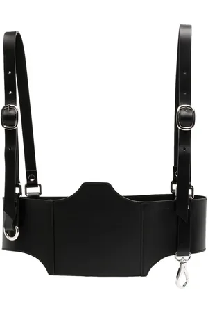 ISABEL SANCHIS Leather harness belt