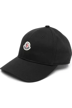 Moncler Boys Caps - Logo-patch cotton cap