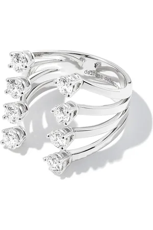 DELFINA DELETTREZ 18kt white gold Dots diamond ring
